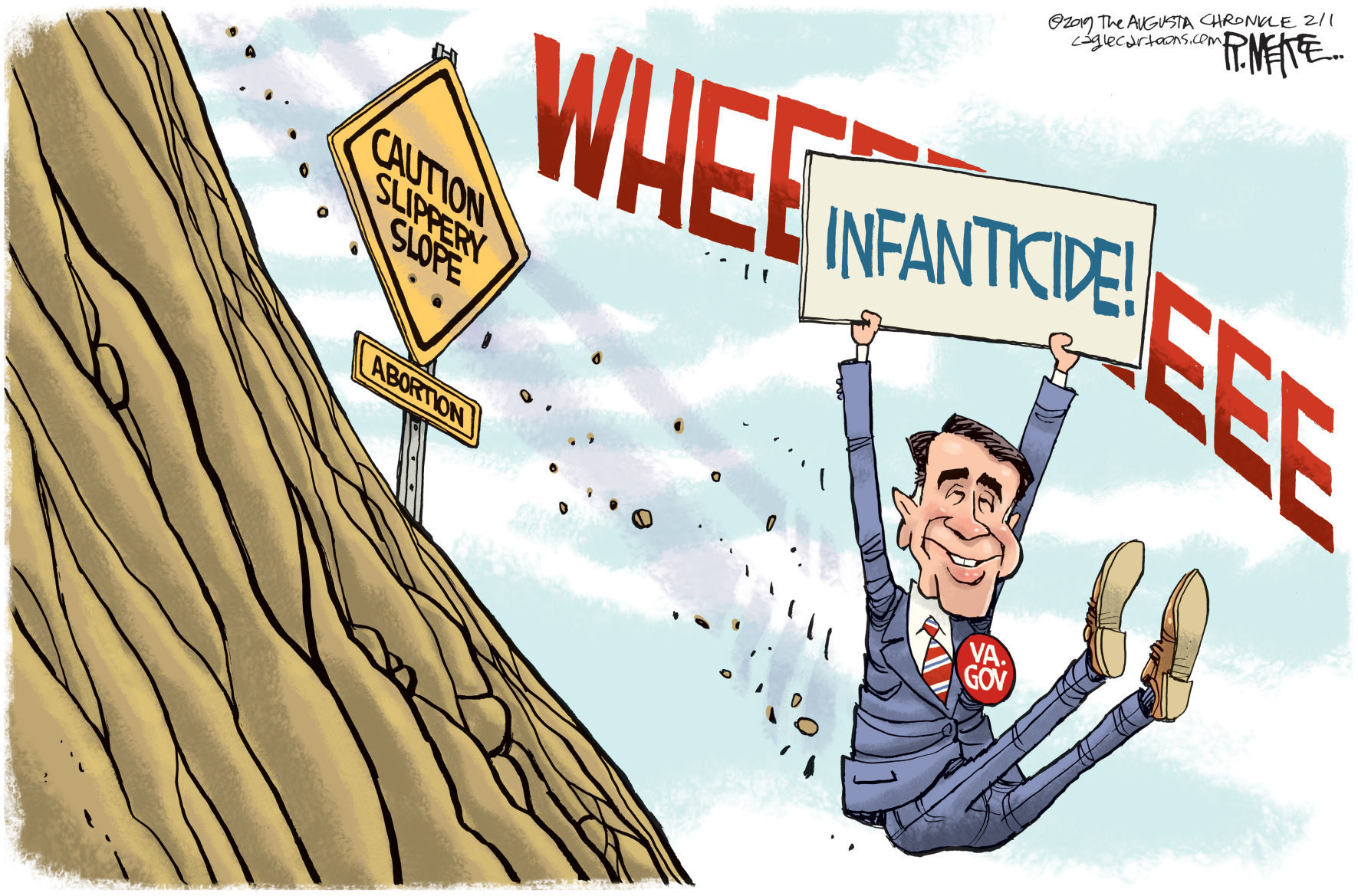 Virginia Infanticide by Rick McKee, The Augusta Chronicle